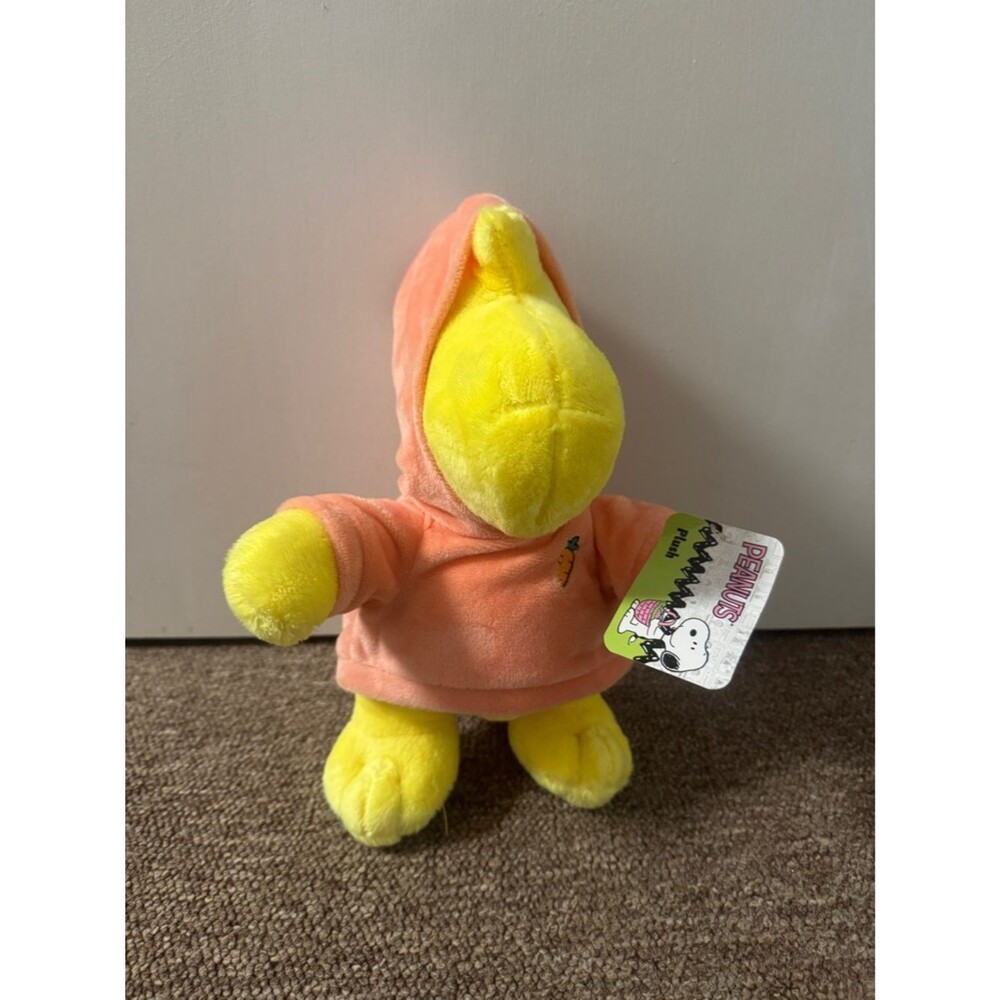 2025 Easter Peanuts Woodstock Wit Carrot Hoodie Plush 11.5 In NWT CVS Exclusive